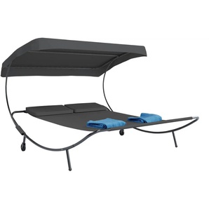 Doppelliege   ¦ grau ¦ Maße (cm): B: 182 H: 137