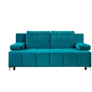 Doppelliegensofa - türkis/petrol - Materialmix - 202 cm - 97 cm - cm 103,0 | Möbel Kraft