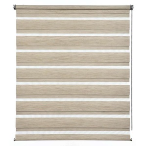 Doppelrollo de luxe Cappuccino-Melange