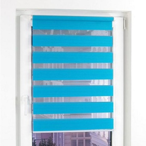 Doppelrollo Klemmfix DUO-Rollo YOUNG COLOURS, Liedeco, Lichtschutz, ohne Bohren, Klemmfix