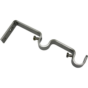 Doppelträger Memphis offen für Ø 16 mm Edelstahl-Optik