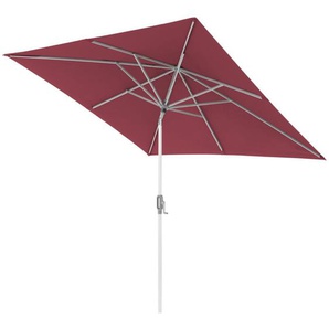 Doppler - act 240 x 240 auto-tilt Sonnenschirm 240 x 240 cm Mittelmastschirm Kurbelschirm 4 Farbvarian 809 Rot