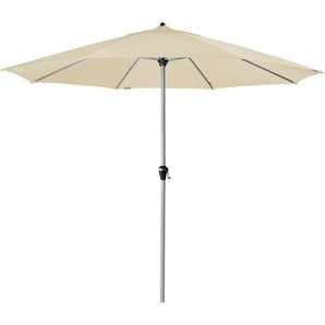 Doppler Active Kurbel 380 Sonnenschirm 5 Farben ø 380 cm Marktschirm Mittelmast 444438 820 Natur