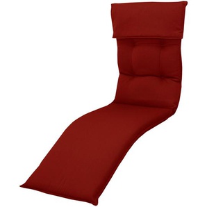 DOPPLER Relax Style Relaxsesselauflage, bordeaux, Dralon, 175 x 45,5 x 7 cm, inklusive Befestigungsbänder 5132302994/B