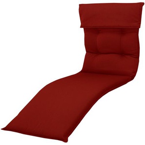 DOPPLER Relax Style Relaxsesselauflage, bordeaux, Dralon, 175 x 50 x 7 cm, inklusive Befestigungsbänder 5132302994/A