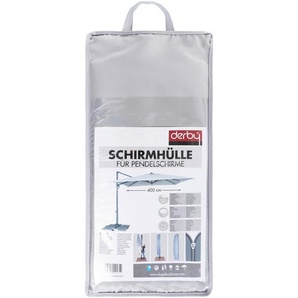 Doppler Schirmhülle, Grau, Textil, Uni, 400x400 cm, Sonnen- & Sichtschutz, Sonnenschutz-Zubehör