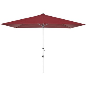 Doppler Sonnenschirm , Alu, Bordeaux , Textil , 300 cm , höhenverstellbar, Knickgelenk, regenabweisend , Sonnen- & Sichtschutz, Sonnenschirme, Sonnenschirme rund