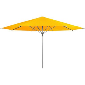 Doppler Sonnenschirm, Gelb, Alu, Textil, 500x500 cm, Sonnen- & Sichtschutz, Sonnenschirme