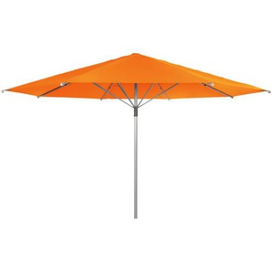 Doppler Sonnenschirm, Orange, Alu, Textil, 500x500 cm, Sonnen- & Sichtschutz, Sonnenschirme