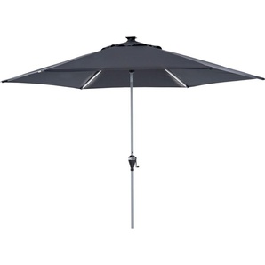 Sonnenschirm DOPPLER Standschirme grau (anthrazit) Sonnenschirme UV-beständig, abknickbar