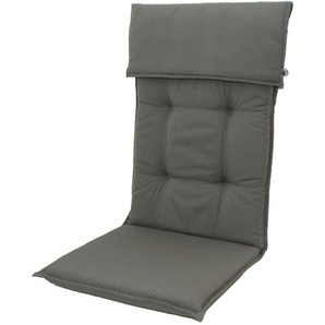DOPPLER Stuhlauflage Hochlehner, grau, Dralon, 120x50x7cm, mit DuPont Teflon Markenimprägnierung 5122307777