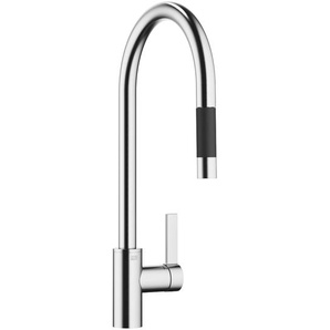 Dornbracht Tara Ultra Pull-Down Chrom Geb�rstet (Edelstahl-Look) 33 870 875-93 Hochdruckarmatur