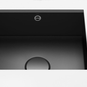 Dornbracht Unterbau-Sp�le Glasierter Stahl Schwarz Matt 38500002-71