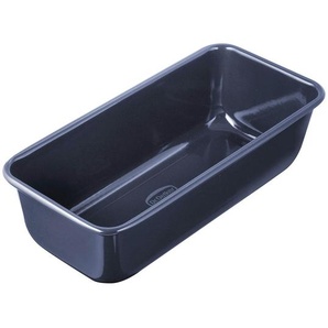 Dr.Oetker Kastenform Backliebe, Dunkelblau, Metall, 11x7.5x25 cm, Made in Germany, antihaftbeschichtet, kratzfest, hitzebeständig, PFAS-frei, Backen, Backformen, Kastenformen