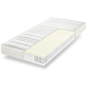 Dreamer eXpress 7-Zonen-Latex-Tonnentaschenfederkernmatratze  Senso 2 ¦ weiß ¦ Maße (cm): B: 120 H: 20