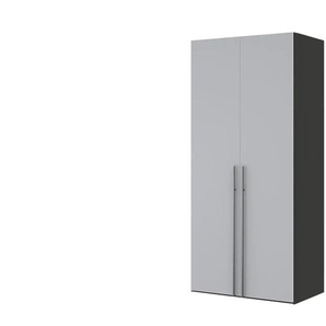 Dreamer eXpress Drehtürenschrank  Dreamer ¦ grau ¦ Maße (cm): B: 101,9 H: 220 T: 58.5