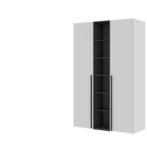 Dreamer eXpress Drehtürenschrank  Dreamer ¦ grau ¦ Maße (cm): B: 141,4 H: 220 T: 58.5