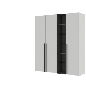Dreamer eXpress Drehtürenschrank  Dreamer ¦ grau ¦ Maße (cm): B: 191,1 H: 220 T: 58.5