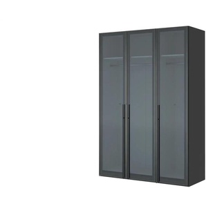 Dreamer eXpress Drehtürenschrank  Dreamer ¦ schwarz ¦ Maße (cm): B: 152,2 H: 220 T: 58.5