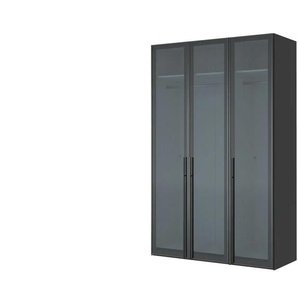 Dreamer eXpress Drehtürenschrank  Dreamer ¦ schwarz ¦ Maße (cm): B: 152,2 H: 236 T: 58.5