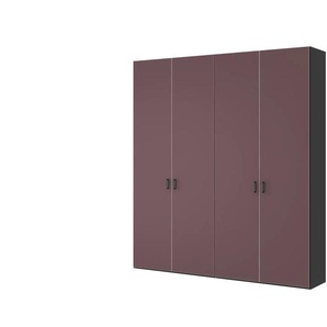 Dreamer Junges Wohnen Drehtürenschrank Dreamer - rot - Materialmix - 202,5 cm - 220 cm - cm 39,5 | Möbel Kraft