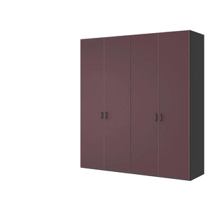 Dreamer Junges Wohnen Drehtürenschrank Dreamer - rot - Materialmix - 202,5 cm - 220 cm - cm 58,5 | Möbel Kraft
