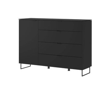 Dreamer Junges Wohnen Kombikommode Dreamer - schwarz - Materialmix - 135 cm - 87 cm - cm 43,0 | Möbel Kraft