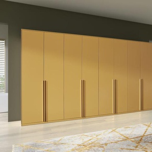 Dreh- und Falttürenkleiderschrank Kara-Frame, amber