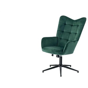 Drehbarer Sessel   ¦ grün ¦ Maße (cm): B: 69 H: 91,5