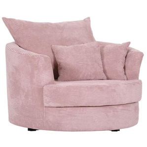 Drehsessel Leni, rosa, inkl. Drehfunktion