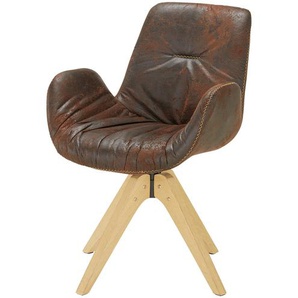 Drehsessel  Buffalo ¦ braun ¦ Maße (cm): B: 60 H: 84 T: 60