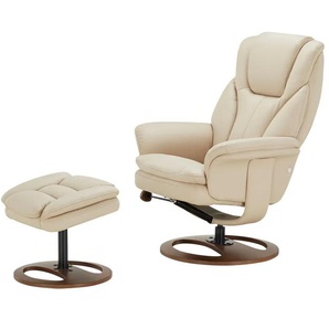 uno Drehsessel mit Hocker  Frieda ¦ creme ¦ Maße (cm): B: 79 H: 107
