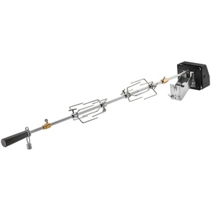 Drehspieß RÖSLE Premium, 25436 Spieße silberfarben Grillspieße Grillzubehör Spieße für BBQ-Stationen VIDERO G4G6 und MAGNUM G4, Edelstahl