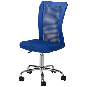 Drehstuhl  Ill ¦ blau ¦ Maße (cm): B: 43 H: 88 T: 56.0
