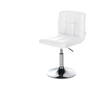 Drehstuhl Kunstleder Palma ¦ weiß ¦ Maße (cm): B: 44 H: 74