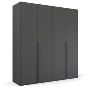 Drehtürenkleiderschrank Purisma, graphit, 201 x 223 cm
