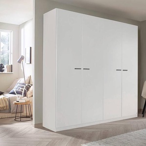 Drehtürenschrank 226cm Weiß/Alpinweiß ohne Spiegeltür/-en