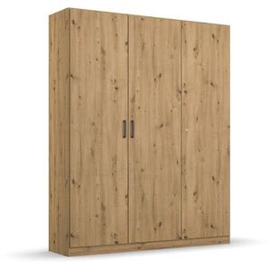 Drehtürenschrank 36A4 Allrounder, Eiche Artisan Nachbildung, 136 x 197 cm