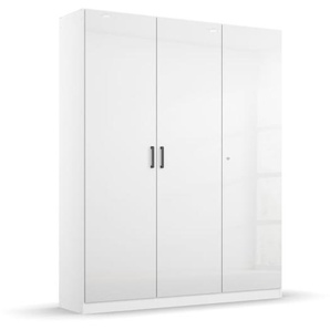 Drehtürenschrank 39A4 Allrounder, weiß, 136 x 197 cm