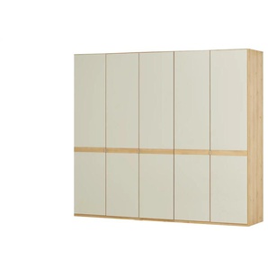 Drehtürenschrank, 5-türig  Carnero ¦ beige ¦ Maße (cm): B: 250 H: 216 T: 58