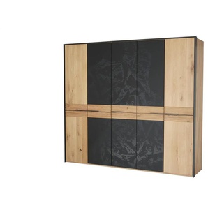 Drehtürenschrank, 5-türig  Kava ¦ holzfarben ¦ Maße (cm): B: 251,8 H: 223,8 T: 65