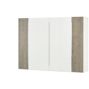 Drehtürenschrank  6-türig  Kent ¦ weiß ¦ Maße (cm): B: 298,6 H: 222,3 T: 62.0