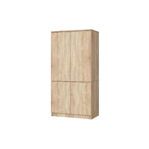 Drehtürenschrank 90 cm breit Valentina ¦ holzfarben ¦ Maße (cm): B: 90 H: 180