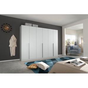 Drehtürenschrank Alabama 271 x 229cm Grau/Grau Basic Aluminium ohne Spiegeltür/-en