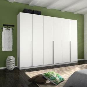 Drehtürenschrank 271 x 229cm Weiß/Alpinweiß Classic ohne Spiegeltür/-en