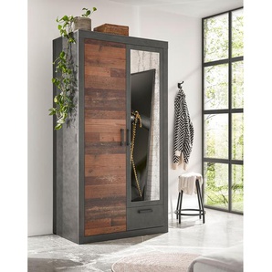 Drehtürenschrank 105cm Braun