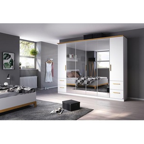 Drehtürenschrank I 271cm Weiß