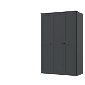 Drehtürenschrank  Chalet ¦ schwarz ¦ Maße (cm): B: 135 H: 210 T: 58.0