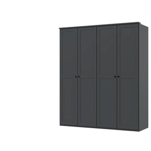 Drehtürenschrank  Chalet ¦ schwarz ¦ Maße (cm): B: 180 H: 210 T: 58.0