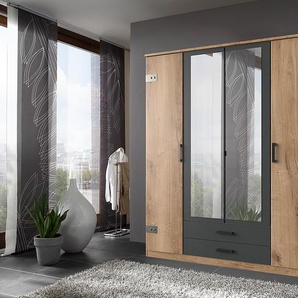 Drehtürenschrank Cork 180cm Braun